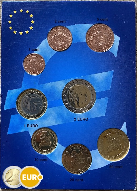 Série euro UNC Monaco 2001