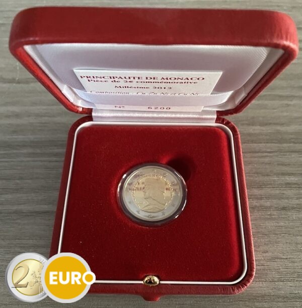 2 euros Monaco 2012 - Indépendance BE Proof
