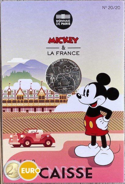 10 euros France 2018 - Mickey A fond la caisse - en cartelette
