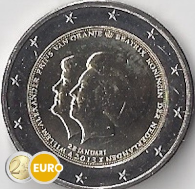 2 euro Pays-Bas 2013 - Double portrait UNC