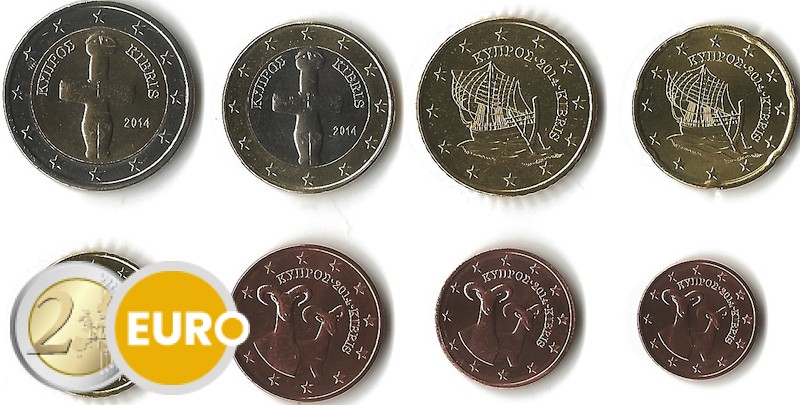 Série euro UNC Chypre 2014