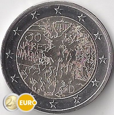 2 euros Allemagne 2019 - D Mur de Berlin UNC
