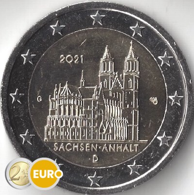 2 euros Allemagne 2021 - G Saxe-Anhalt UNC