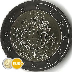 Estonie 2012 - 2 euro 10 ans euro UNC