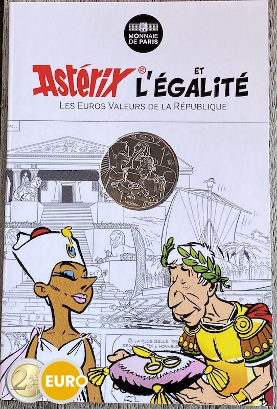 10 euros France 2015 - Asterix égalité Cléopâtre - en cartelette