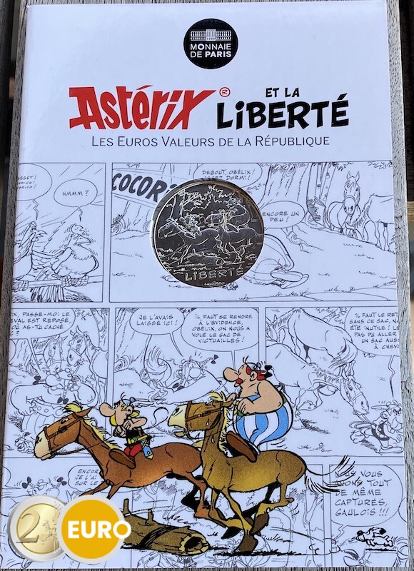 10 euros France 2015 - Asterix Liberté Le Tour de Gaule d'Astérix - en cartelette