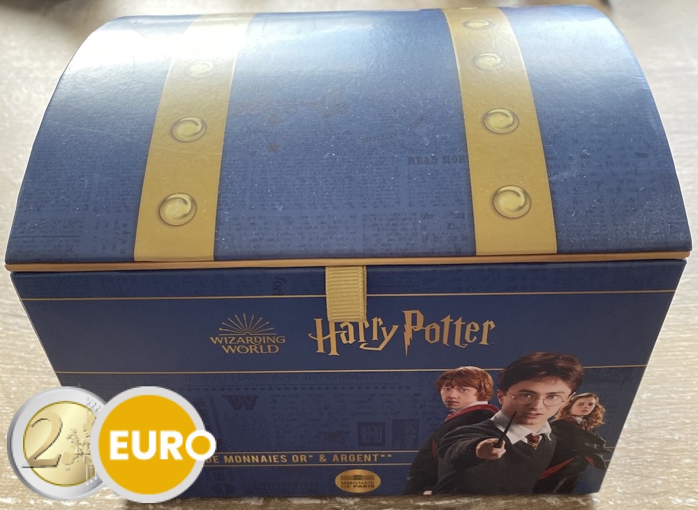 18 x 10 euros + 4 x 50 euros France 2021 - Harry Potter UNC argent cartelettes en coffret - Vague 1 + Vague 2