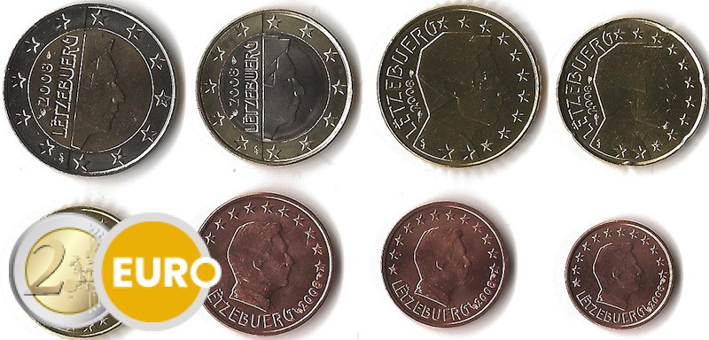 Euro set UNC Luxembourg 2008