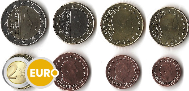 Euro set UNC Luxembourg 2011
