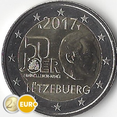 2 euros Luxembourg 2017 - Service Militaire Volontaire UNC