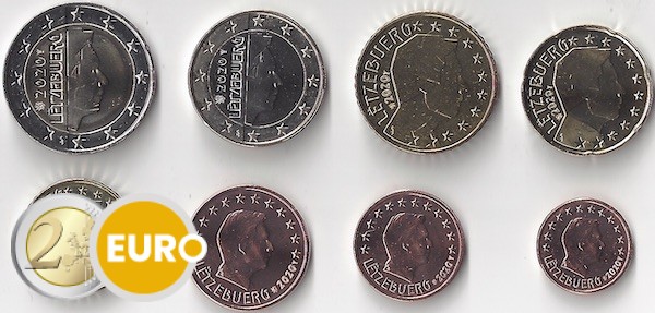 Série euro UNC Luxembourg 2020
