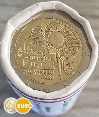 Rouleau 2 euros Slovaquie 2020 - Adhésion à l'OCDE