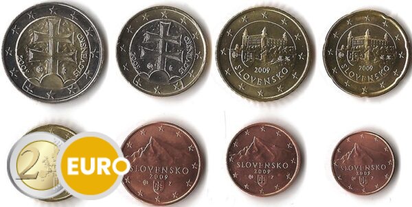 Euro set UNC Slowakije 2009