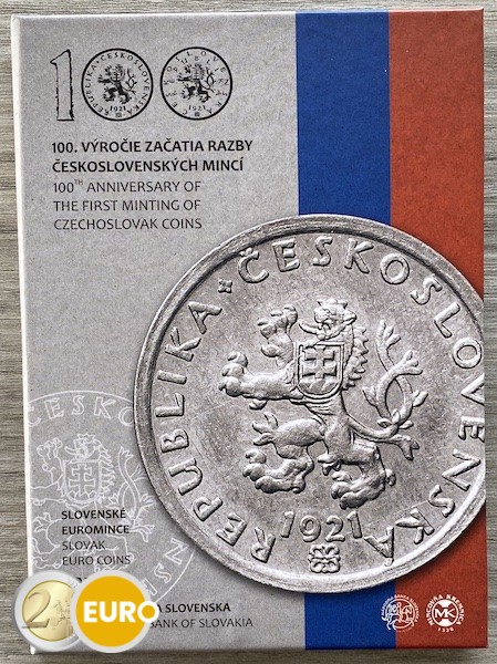 Série euro BE Proof Slovaquie 2021 - Monnaie tchécoslovaque