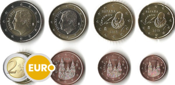 Serie de euro UNC España 2015