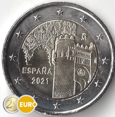 2 euros Espagne 2021 - Vieille ville de Tolède UNC