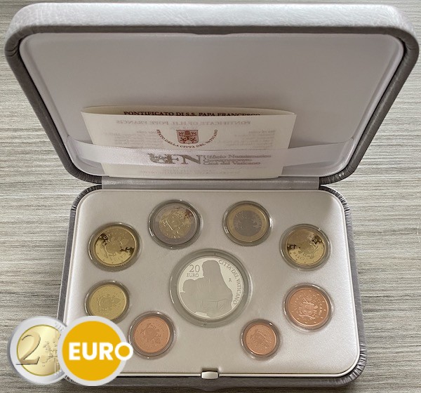 Série euro BE Proof Vatican 2020 + 20 euros argent