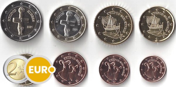 Série euro UNC Chypre 2021