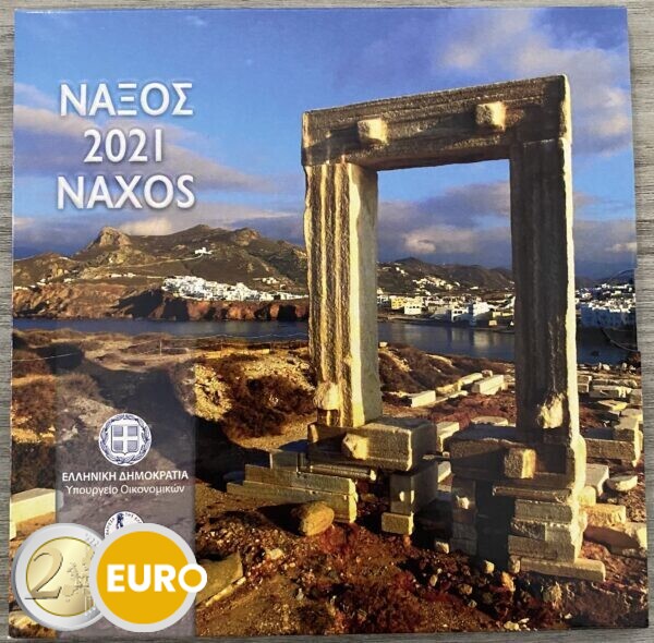 Euro set BU FDC Greece 2021 Naxos