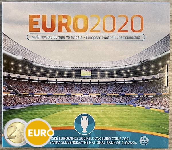 Série euro BU FDC Slovaquie 2021 - EURO 2020 football