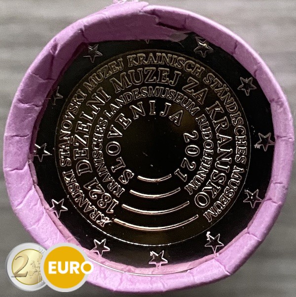 Rouleau 2 euros Slovénie 2021 - Musée Kranj