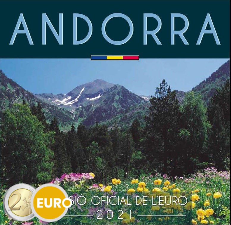 Série euro BU FDC Andorre 2021