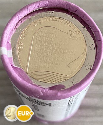 Rouleau 2 euros Estonie 2022 - Société littéraire estonienne