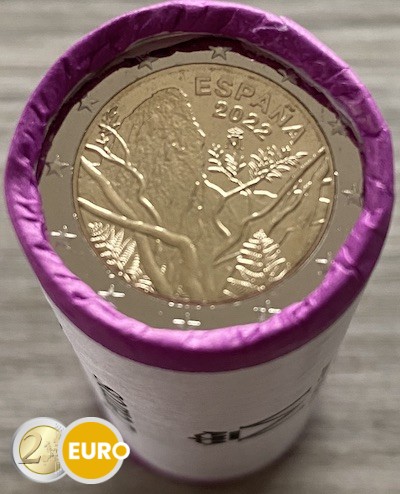 Rouleau 2 euros Espagne 2022 - Parc national de Garajonay