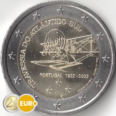 2 euros Portugal 2022 - Premier Vol UNC