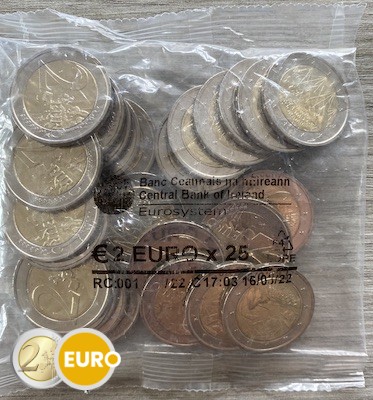 25 x 2 Euro Irland 2022 - Erasmus
