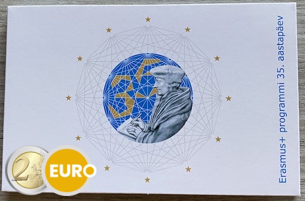 2 euro Estonia 2022 - Erasmus BU FDC Coincard
