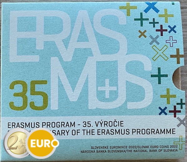 Série euro BU FDC Slovaquie 2022 - Erasmus