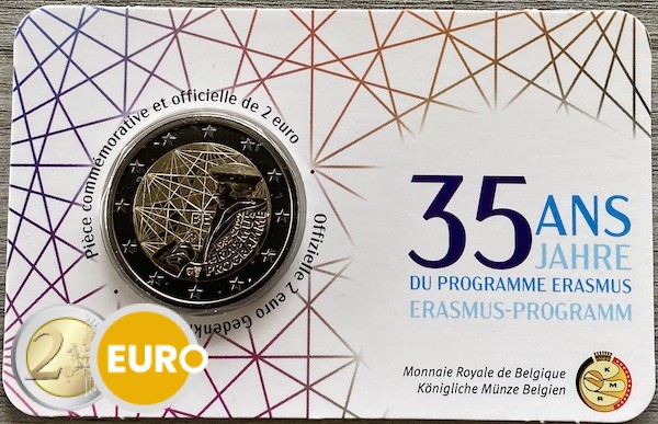 2 euros Belgique 2022 - Erasmus BU FDC Coincard FR