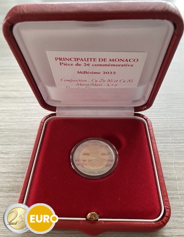 2 euro Monaco 2022 - 100. Todestag von Albert I PP