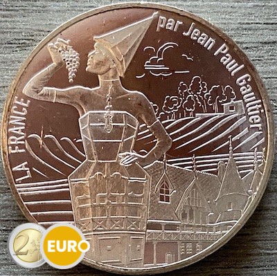 10 euros Francia 2017 - Jean-Paul Gaultier - Borgoña
