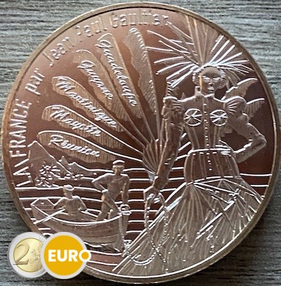 10 euros France 2017 - Jean-Paul Gaultier - Outre-mer étincelant