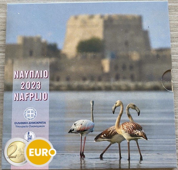 Serie de euro BU FDC Grecia 2023 Nafplio