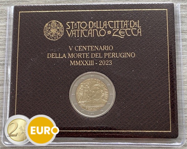 2 euro Vatican 2023 - Perugino BU FDC