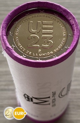 Rolle 2 Euro Spanien 2023 - EU-Präsidentschaft