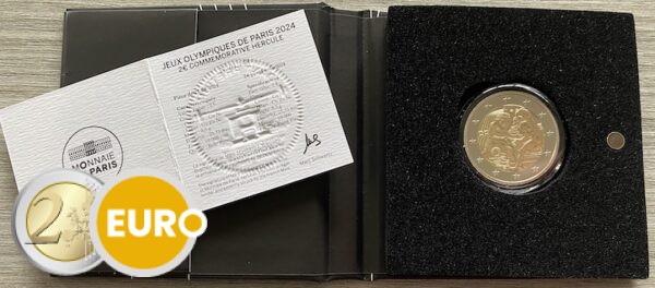 2 euro France 2024 - Hercules wrestling - Notre Dame BE Proof