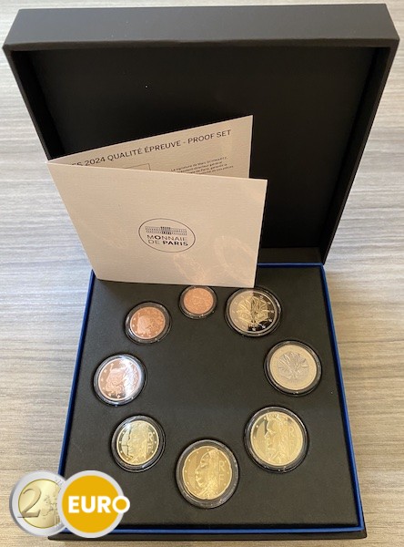 Serie de euro BE Proof Francia 2024