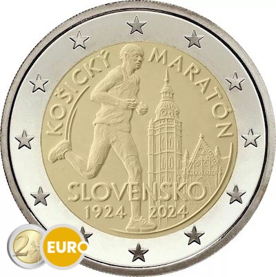 2 euros Slovaquie 2024 - Marathon Košice UNC