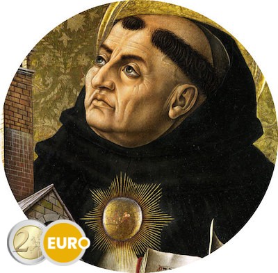 2 euros Vatican 2024 - Thomas d'Aquin BU FDC