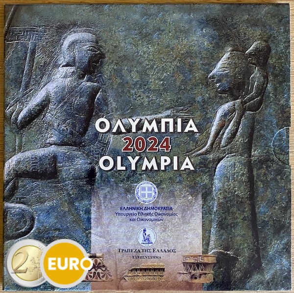 Série euro BU FDC Grèce 2024 Olympia