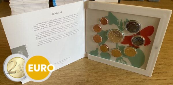 Série euro BU FDC Saint-Marin 2024 + 5 euros papillon