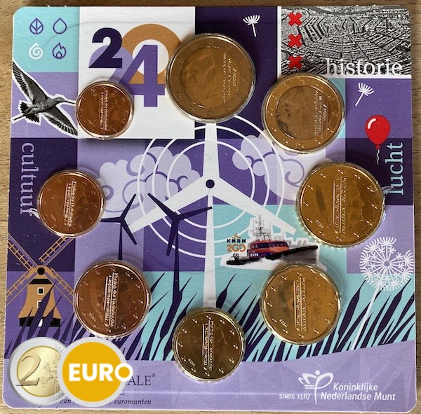 Série euro UNC Pays-Bas 2024 l'air