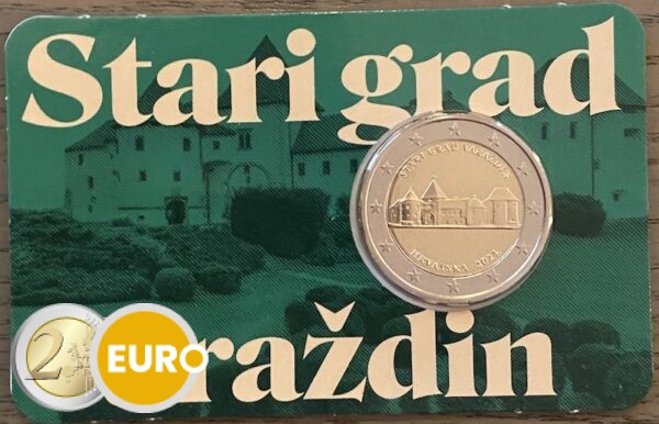 2 euros Croatie 2024 - Varaždin UNC Coincard