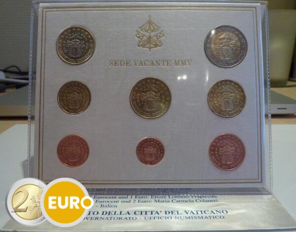 Serie de euro BU FDC Vaticano 2005 Sede Vacante