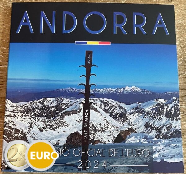 Série euro BU FDC Andorre 2024