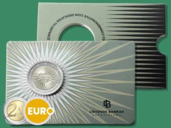 2 euro Lithuania 2025 - Defense BU FDC Coincard